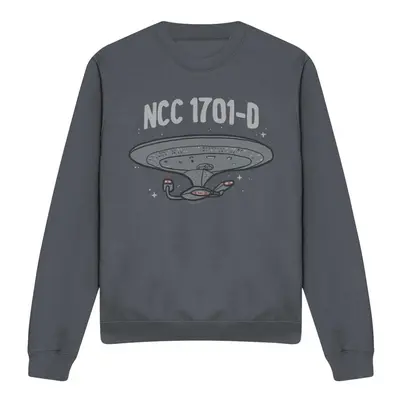 (M, Charcoal) Star Trek Unisex Adult The Next Generation Sweatshirt