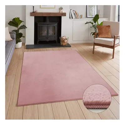 (120 cm x cm (4ft x 5ft 8")- Area Rugs For Living Room Bedroom, Pink) Modern Fluffy Rugs Living 