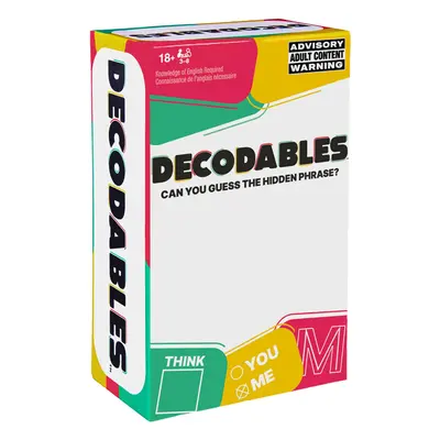 Spin Master Games, Decodables - A Hysterical Adult Party Game, Card Ga