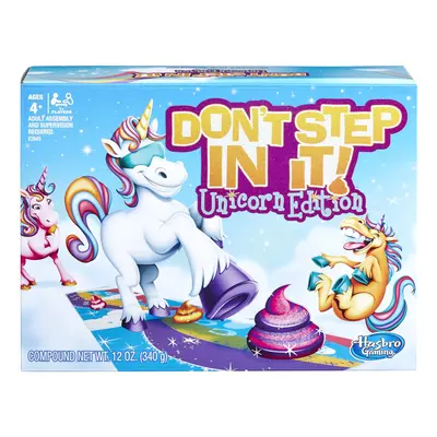 Hasbro Gaming Dont Step in It Game Unicorn Edition (Amazon Exclusive) Years & up