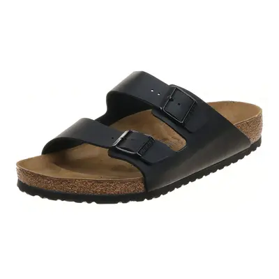 Birkenstock BIRK-051791 Arizona Soft Footbed Leather Sandals Black