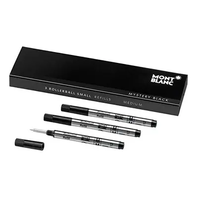 3x Rollerball Refill Small Mystery Black (medium)