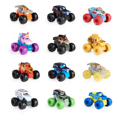 Monster Jam, Official Mini Mystery Collectible Monster Truck 12-Pack, 1:87 Scale, Great Gift for