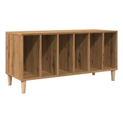 (artisan oak) vidaXL Record Cabinet Sideboard Vinyl Storage Cabinet Display Engineered Wood