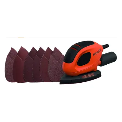 BLACK+DECKER Mouse Detail Sander, 55W, 240V, Corded