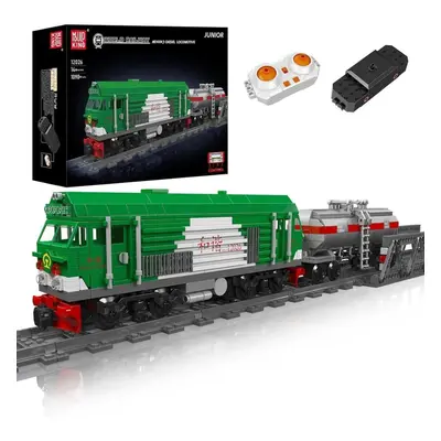 (as the picture) Mould King Steam Locomotive Train Building Blocks Set, Rc Control Train With Mo