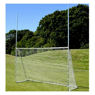 10 x / Feet Multi Sport Steel Goal Posts & Net - Football Rugby Hurling