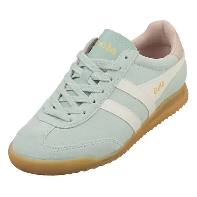 (7) Gola Torpedo Womens Fashion Trainers in Surf Off White