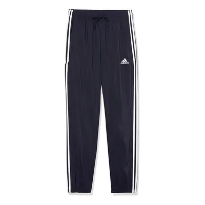 adidas Men's AEROREADY Essentials Woven 3-Stripes Tapered Pants Ink/Wh