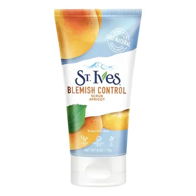 St. Ives Naturally Clear Apricot Scrub Blemish Control oz (Pack of 11)