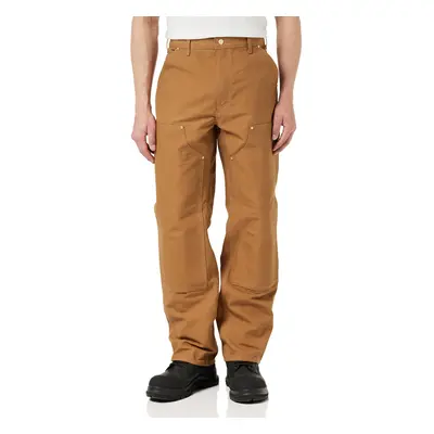 carhartt Mens Firm Duck Double-Front Work Dungaree Pant - 33W x 30L