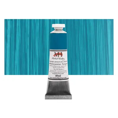 Michael Harding Artist Oil Colours Phthalocyanine Turquoise 40ml Tube