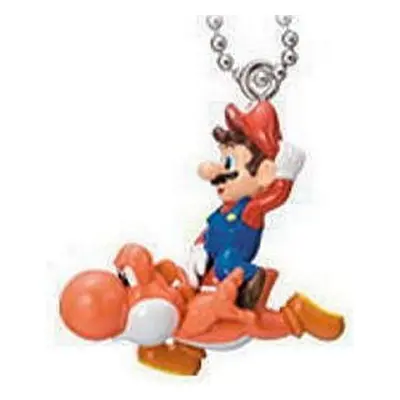 Super Mario Galaxy Gashapon 1.5"" Keychains - Mario on Red Yoshi