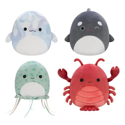 Squishmallows Original 7-Inch Sealife Box Set - Forina Green Spotted Jellyfish Kai Orca Whale La