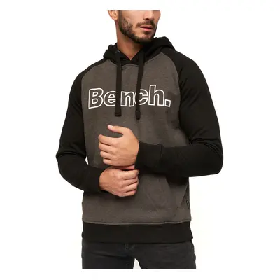 (M, Black) Bench Mens Manchini Pullover Hooded Sweatshirt Hoody Jumper Hoodie