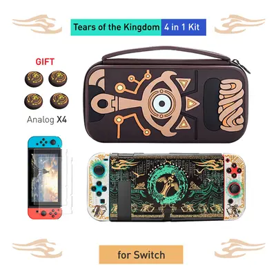 (L(Normal SWITCH)) For Nintendo Switch Storage Bag ZD Tears Of The Kingdom Hard Protective Case 