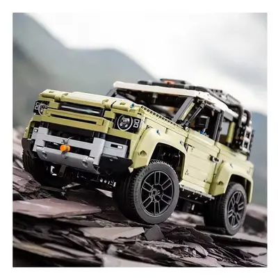 L42110 For Land Rover Defender Off Road 4x4 Car Blocks Exclusive Model Advanced Building Kit Col