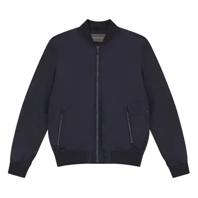 (Navy, Small) French Connection Baseball Tech Jacket