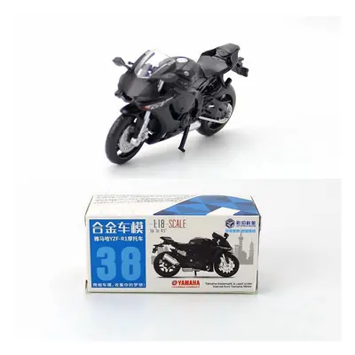 (Black) 1:18 Scale Yamah YZF-R1 Alloy&Plastic Motorcycle For Collection Friend