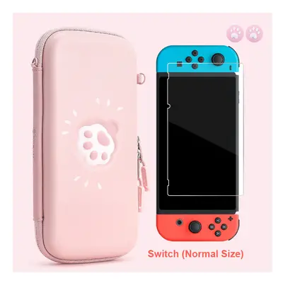 (Switch Normal Pack A) NEW Nintend Switch Case Cute Cat Nintendos Console Storage Bag for Nitend