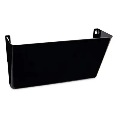 Universal B1428098 Recycled Wall File - Add-On Pocket - Plastic - Black