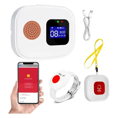 Tuya Wifi Smart Panic Button Linked To Phone Wireless Nurse Alert System only Supports 2.4GHz Wi