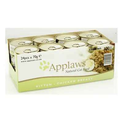 Applaws Cat Can Kitten Chicken 70g (Pack of 24)