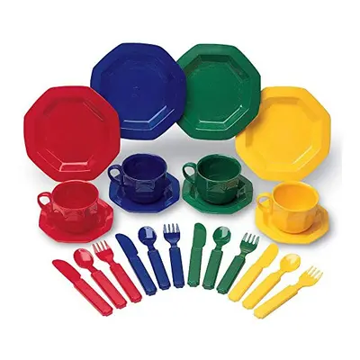 Learning Resources Play Dishes Colorful Kitchen Toy Plate Set Pie