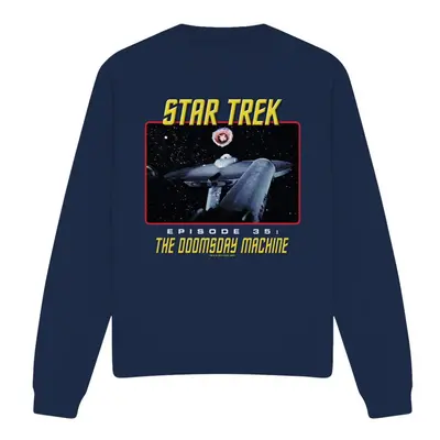 (M, Navy) Star Trek Unisex Adult The Doomsday Machine Sweatshirt