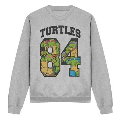 (M, Sport Heather) Teenage Mutant Ninja Turtles Unisex Adult Turtles Sweatshirt