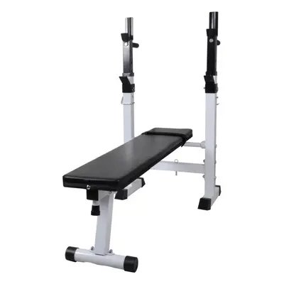 vidaXL Fitness Workout Weight Bench Straight Gym Exercise Training Equipment