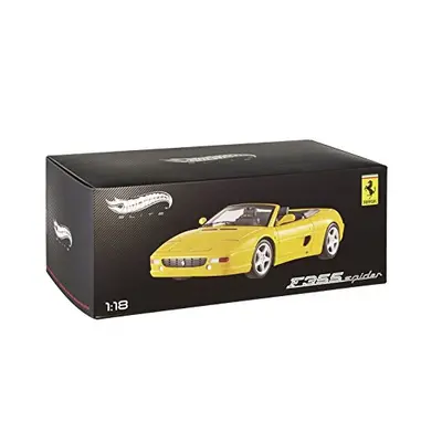 Hot wheels BLY35 Ferrari F355 Spider Convertible Yellow Elite Edition 1/18 Diecast Car Model by 