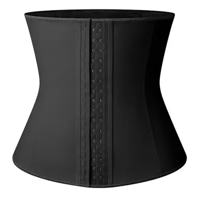 (black, XL) Men Waist Trainer Corset Weight Loss Fitness Girdle Slimming Belt Tummy Shaper Fat B