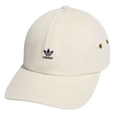 adidas Originals Women's Mini Logo Relaxed Adjustable Cap Wonder Whit