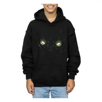 (7-8 Years, Black) Black Panther Boys Eyes Cotton Hoodie