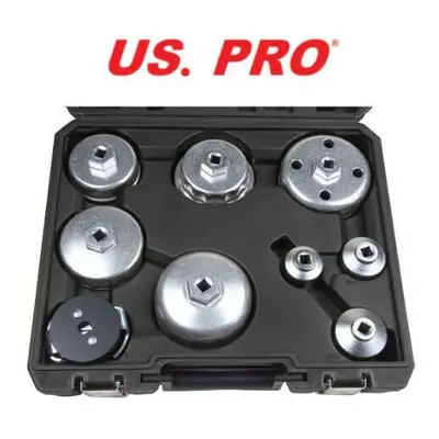 Us Pro Tools 9Pc Oil Filter Wrench Set B3030