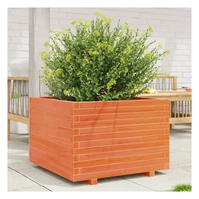 vidaXL Garden Planter Wax Brown 70x70x49.5 cm Solid Wood Pine