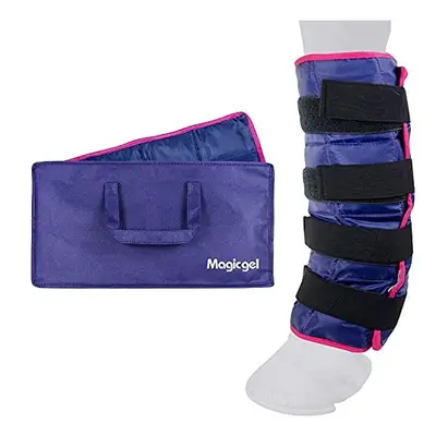 Horse Ice Pack - Cooling Leg Wraps for Hock, Ankle, Knee, Legs, Boots, and Hooves. (Single Ice B