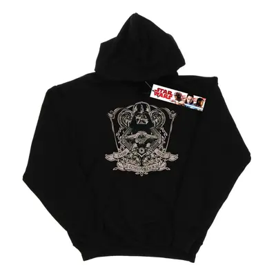 (M, Black) Star Wars Mens Dark Side Lord Vader Hoodie