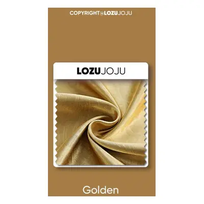 (as the picture, Golden curtain-200x260cm) 1pc Lozujoju Fashionable And Elegant European Hollow 