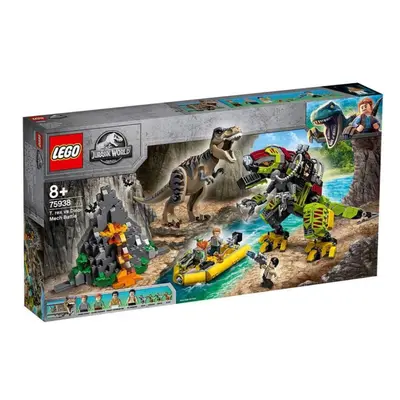 LEGO Jurassic World T. rex vs Dino Mech Battle (716 Pieces)