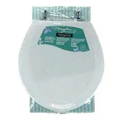 Mayfair-bemis White Enamel Toilet Seat 44CP-000