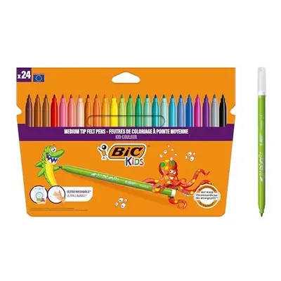 Kids Kid Couleur, Washable Felt Tip Pens, Ideal for School, Assorted Colouring Pens, Count (Pack