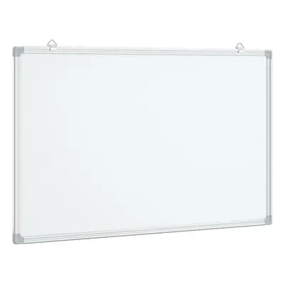 (100 x x 1.7 cm) vidaXL Magnetic Whiteboard Dry Erase White Board Wall Writing Board Aluminium