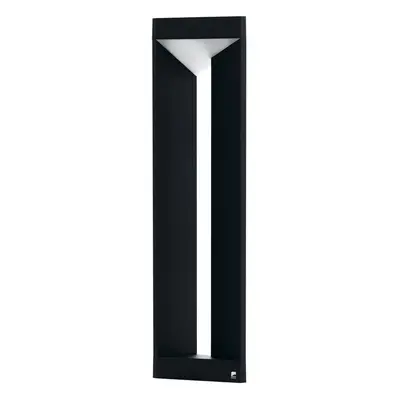 IP54 Outdoor Bollard Light Modern Black Aluminium 10W Built in LED Lamp Post