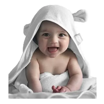 Hooded Baby Towel | Wearable Baby Bath Towels with Hood | Soft Absorbant Bamboo Cotton Bath Towe