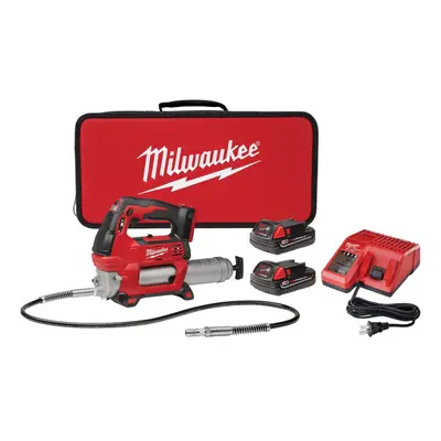 Milwaukee 2646-22CT M18 2-Spd Grease Gun Kit W/2 Cmpt Bat