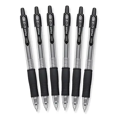 Pilot G2 Retractable Premium Gel Ink Roller Ball Pens Black Ink Pack of (Ultra Fine)