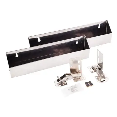 Hardware Resources TOSS11S-R Shallow Sink Tipout Tray Pack, Stainless Steel