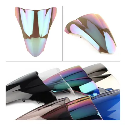 (White Iridium) Motorcycle Windscreen Covers Screen Motorbikes Deflector Windshield For